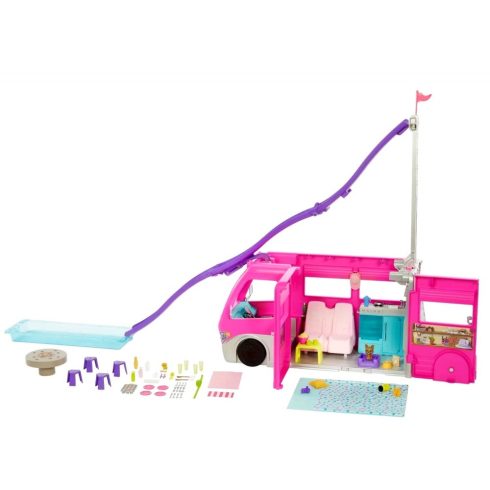 Barbie - Lakóautó óriáscsúszdával - 01232