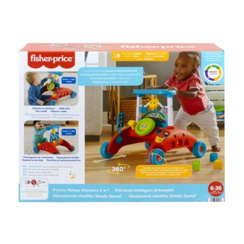 Fisher Price - Kétirányú intelligens járássegítő - 01239