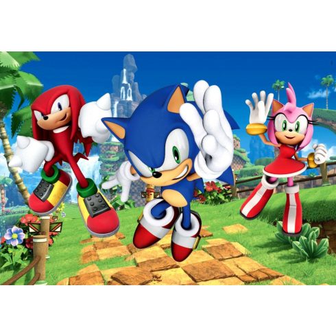 Clementoni 104 darabos puzzle csomag - Sonic - 01254