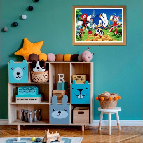 Clementoni 104 darabos puzzle csomag - Sonic - 01254