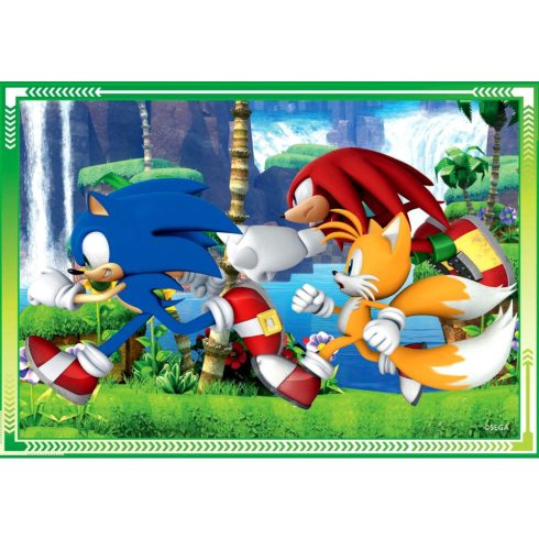 Clementoni 4 az 1-ben puzzle csomag - Sonic - 01266