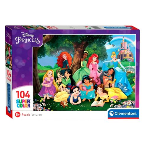 Clementoni 104 darabos puzzle csomag - Disney hercegnők - 01280