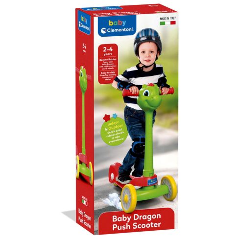Clementoni Baby - Sárkányos három kerekű roller - 01283