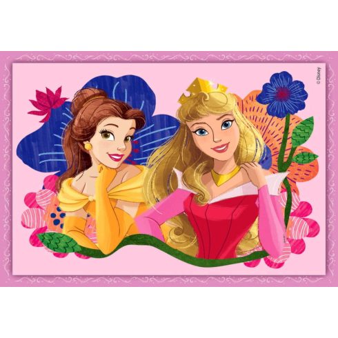 Clementoni 4 az 1-ben Disney hercegnők puzzle csomag - 01305