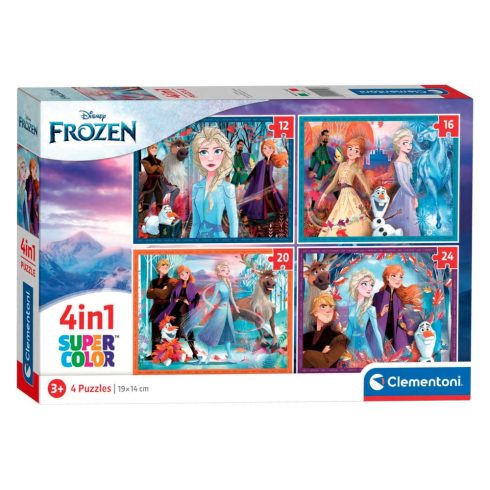 Clementoni 4 az 1-ben Jégvarázs puzzle csomag - 01306