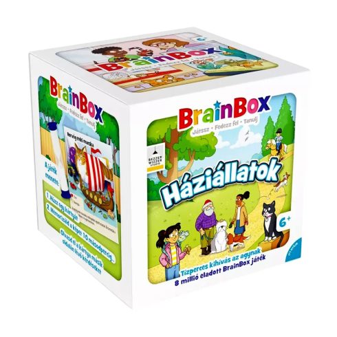 BrainBox, Háziállatok társasjáték, új kiadás, 01336