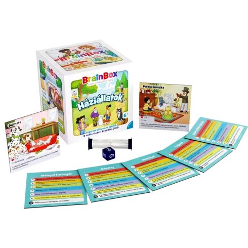 BrainBox, Háziállatok társasjáték, új kiadás, 01336