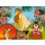 Lisciani Oroszlánykirály, 2 az 1-ben színezős eco mini puzzle, 35 x 25 cm-es, 24 darabos, 01439