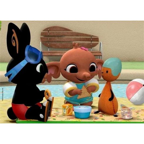 Lisciani, Bing nyuszi piknik puzzle, 24 darabos, 50 x 35 cm, 01445