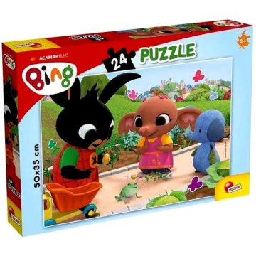   Lisciani, Bing nyuszi A Béka  puzzle, 24 darabos, 50 x 35 cm, 01454