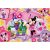 Lisciani Minnie egér, 2 az 1-ben színezős puzzle, 50 x 35 cm-es, 60 darabos, 01474