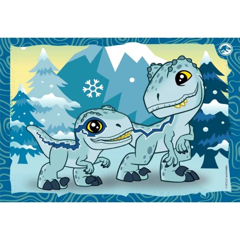 Clementoni 4 az 1-ben Jurassic World puzzle csomag, 01481