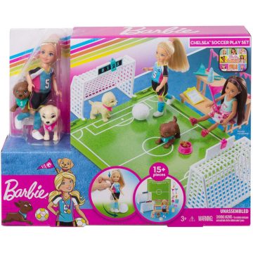   Barbie Dreamhouse Adventures - Chelsea foci játékszett - 01552