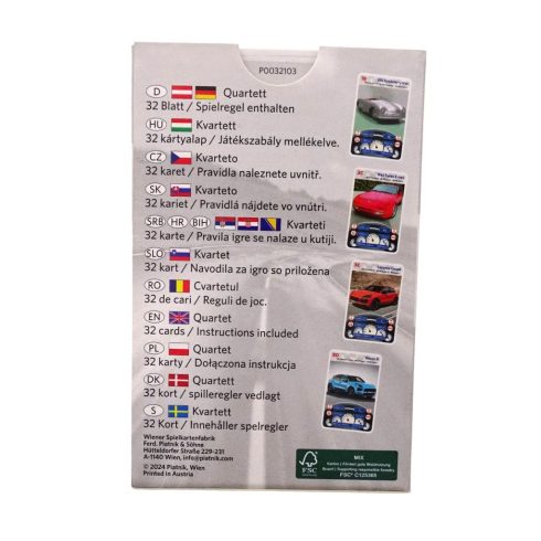 Piatnik, Technikai Autóskártya, Porsche csomag, 01570