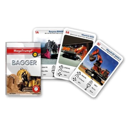 Piatnik, Technikai Autóskártya, Munkagépek csomag, 01578