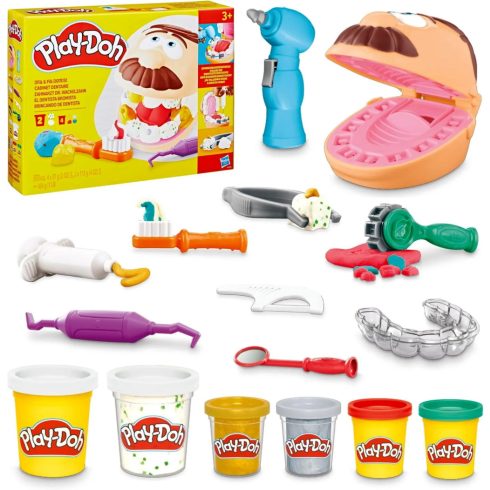 Play Doh, Drill 'n Fill, fogorvos játékszett, 01597