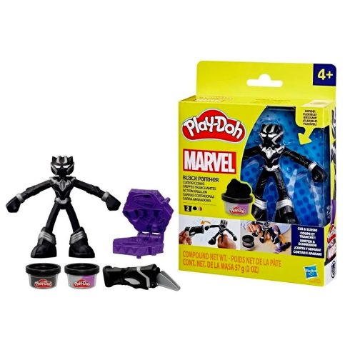 Play Doh, Marvel Fekete Párduc figura játékszett gyurmával, 01599