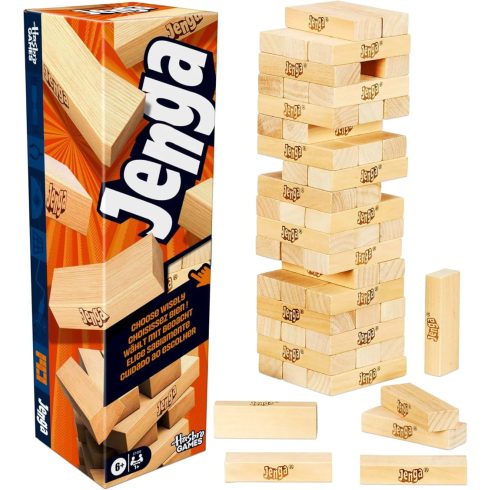 Jenga Classic társasjáték, új változat, 01605