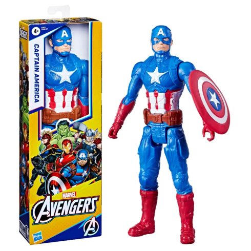 Marvel Bosszúállók, Titán Hősök, Amerika Kapitány figura, 01662