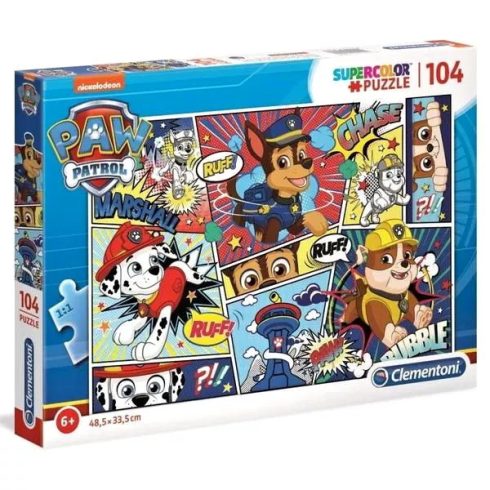 Clementoni puzzle csomag - Mancs Őrjárat - 104 darabos - 01738