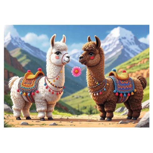 Trefl 200 puzzle, Színpompás lámák - 02018