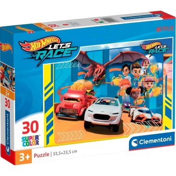 Clementoni Hot Wheels puzzle, 30 darabos, 02023