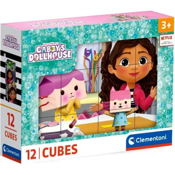   Clementoni Gabi babaháza, 12 darabos mesekocka játékszett, 02041