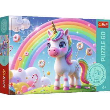 Trefl 60 puzzle, Cukorka világ - 02042