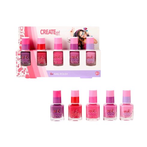 Create it! 5 darabos körömlakk játékszett, 02050