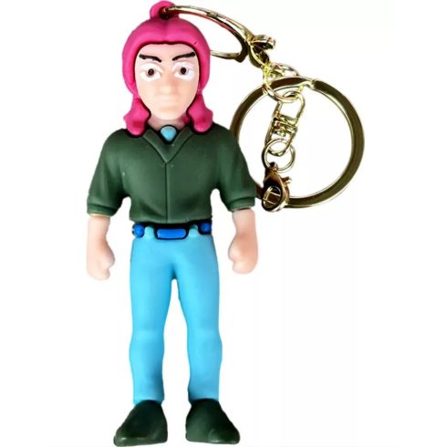 Dobozos meglepetés kulcstartó figura, lány játék, 02053