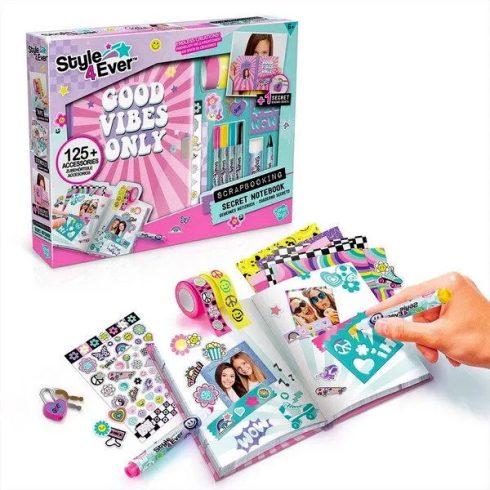 Style 4 Ever, Scrapbooking Titkos napló játékszett, 02106