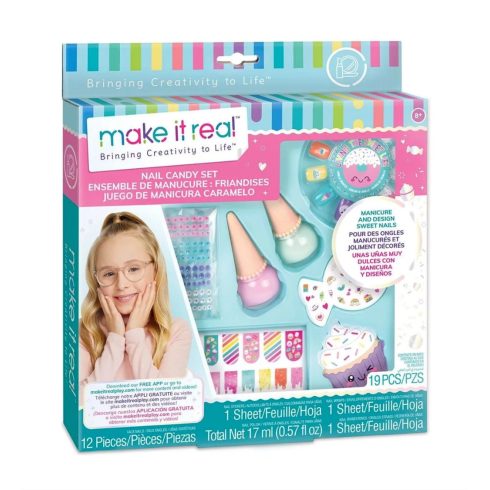 Make It Real, Cukorka körmök manikűr játékszett, 02121