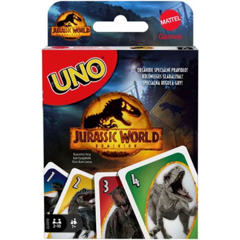 UNO Jurassic World kártyacsomag, 02208