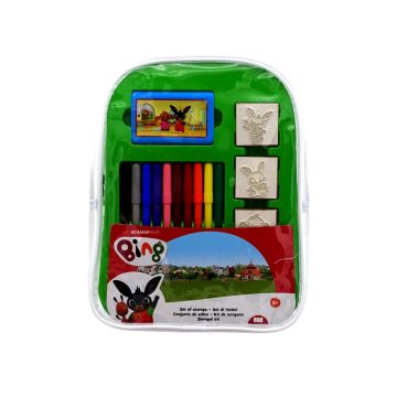   Bing nyuszi, bélyegző nyomda játékszett hátizsákban, 02224