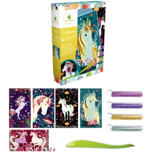 Sycomore Artissimo, Glitter képkészítő játékszett, unikornis, 02240