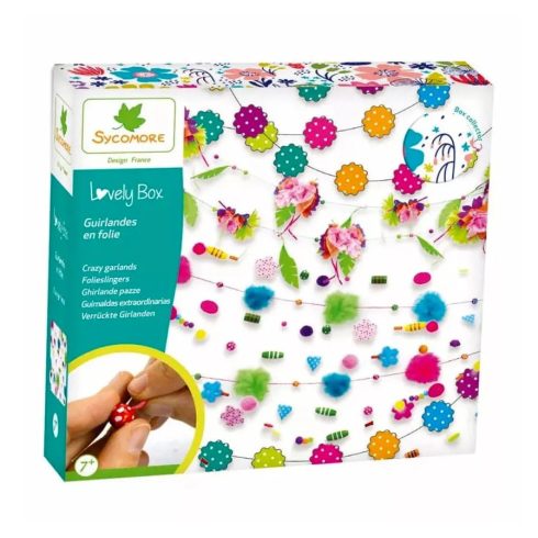 Sycomore Lovely Box, Bolondos Girlandok kreatív játékszett, 02247