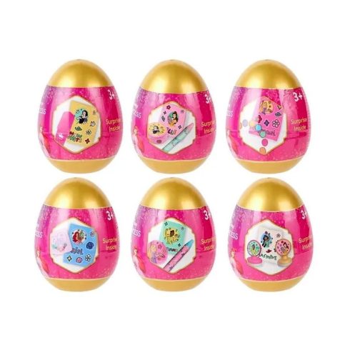 Disney hercegnők, arany meglepetés tojás játékszett, 02277