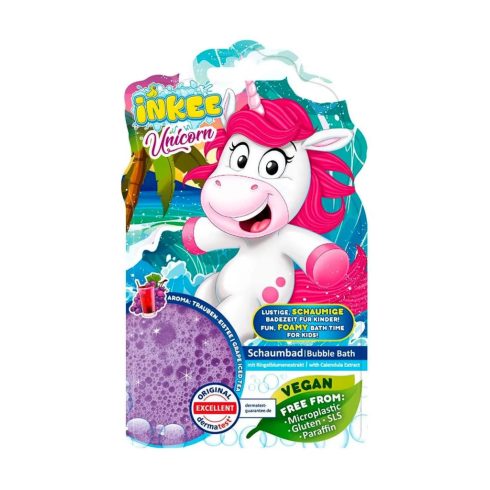 Craze Inkee, Unikornisos habfürdő folyadék, szőlő aromás, vegán, 02284