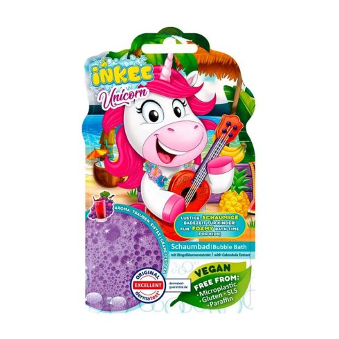 Craze Inkee, Unikornisos habfürdő folyadék, szőlő aromás, vegán, 02284