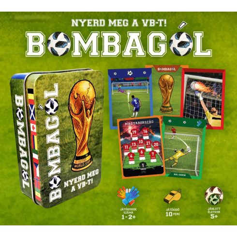Bombagól, nyerd meg a VB-t! kártyajáték csomag, 02409