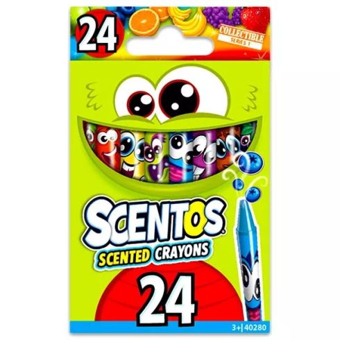 Scentos - illatos zsírkréta - 24 darabos csomag - 02424