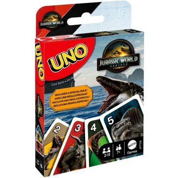 UNO, Jurassic World 2025 kártya csomag, 02438