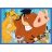 Trefl 4 az 1-ben puzzle csomag, Disney Boldog Világa, 02471