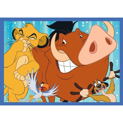 Trefl 4 az 1-ben puzzle csomag, Disney Boldog Világa, 02471