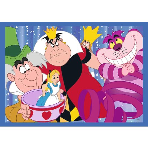 Trefl 4 az 1-ben puzzle csomag, Disney Boldog Világa, 02471