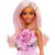 Barbie Fashionista, Stílusos baba rózsaszín ruhában, 02511