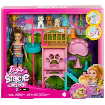   Barbie, Stacie to the rescue,  Kutyaiskola játékszett, 02538