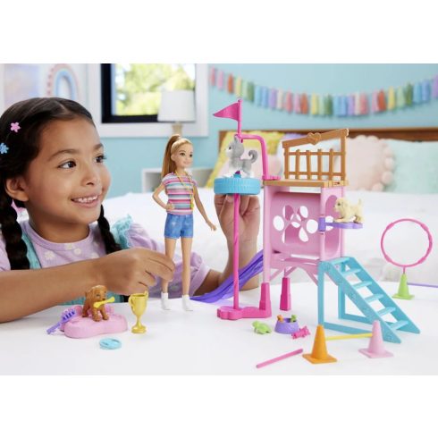 Barbie, Stacie to the rescue,  Kutyaiskola játékszett, 02538