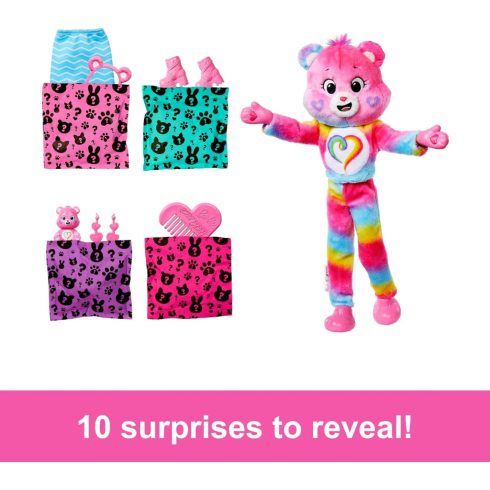 Barbie Cutie Reveal, Csupaszív Bocs meglepetés baba, 02546