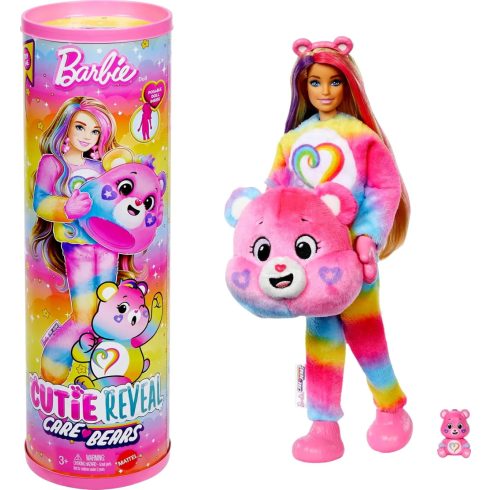 Barbie Cutie Reveal, Csupaszív Bocs meglepetés baba, 02546